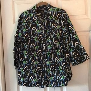 Lane Bryant button-down collared shirts